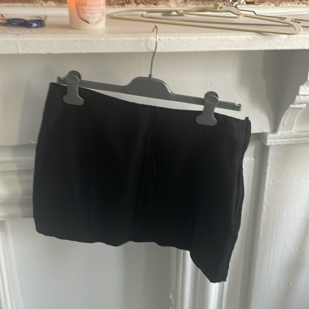 Linen skirt with slit sexy shirt size US 12 runs small